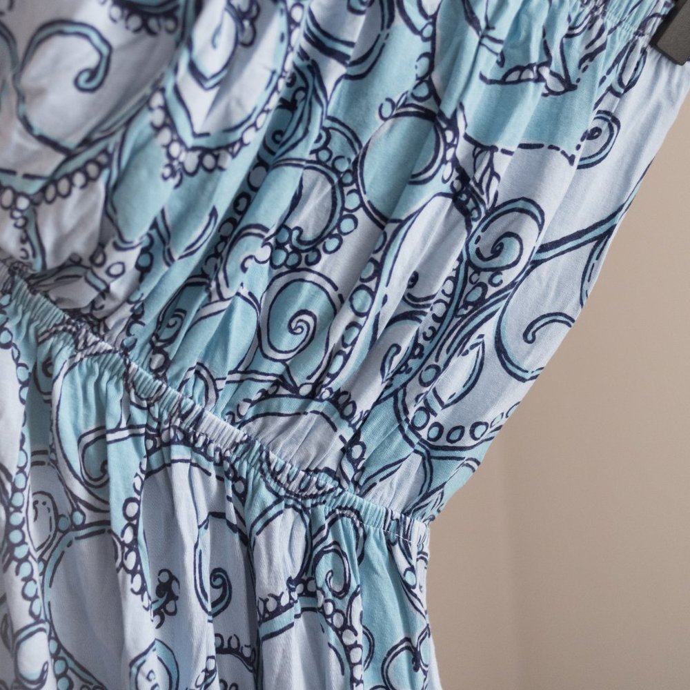 Strapless, Lilly Pulitzer Seashell Pattern Dress - image 2